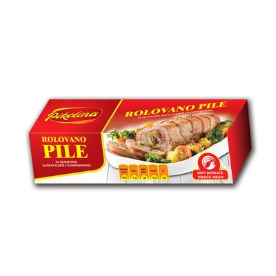 Rolovano Pile- Slanina. Kackavalj I Sampinjoni Pikolina