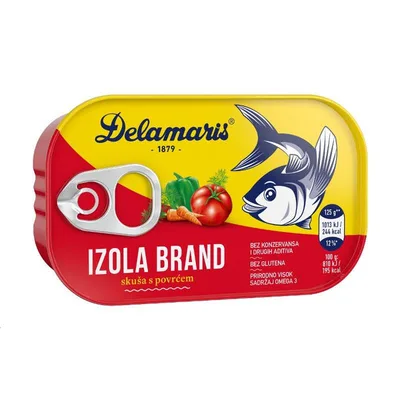 Skusa Povrc.Izola Br.Delam 125 g
