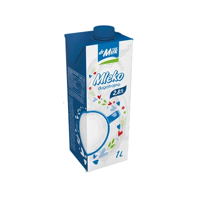 Mleko Paster. -2.8%mm Dr.Milk 1 L