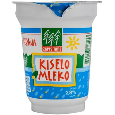 Kiselo Mleko 2.8%mm180g Zapis Ta 180 g
