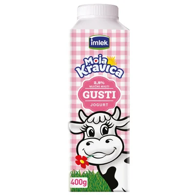 Moja Kravica Jogurt Krav.Gusti 2.8% Tt 400 g