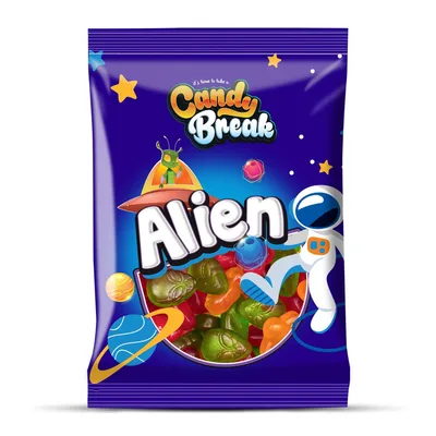 Bombone Candy Break Allien 100 g