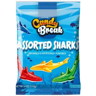 Bombone Gumene Sharks Af Candy 100 g