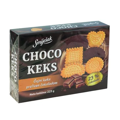 Keks Preliven Cokoladom 330 g