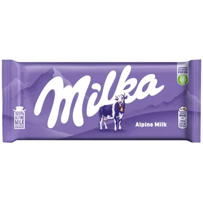 Milka Cokolada Mlecna Alpsko Mleko 100 g