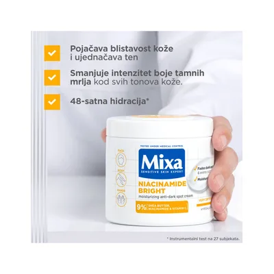 Krema Mixa Niacinamide 400 ml