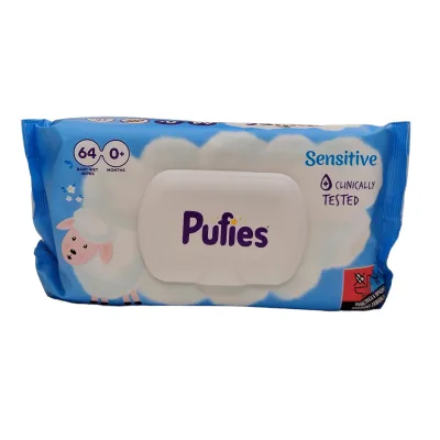 Pufies Vlazne Maramice Sensitive 64 kom