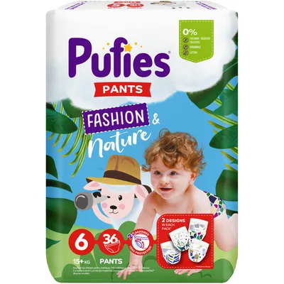 Pelene Pufies Pants Fashion&nature Extra Large 6 (15 Kg) 36 kom