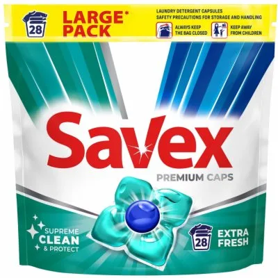 Deterdžent Kapsule Extra Fresh Savex 28 kom
