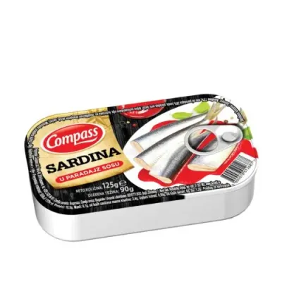 Compass Sardina U Paradajz Sosu 125 g