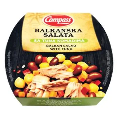 Balkanska Salata Sa Tunjevinom Compass 160 g