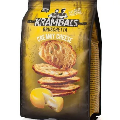 Brusketi Kra Krem Sir70g New Bakery 70 g
