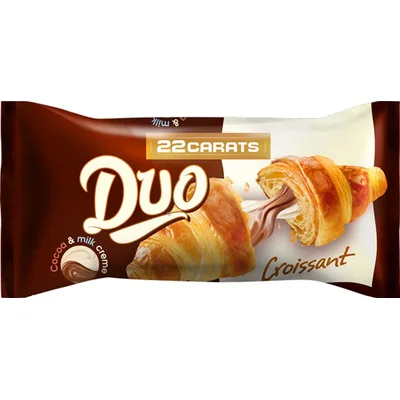 Kroasan Duo Cacao&milk 80 g