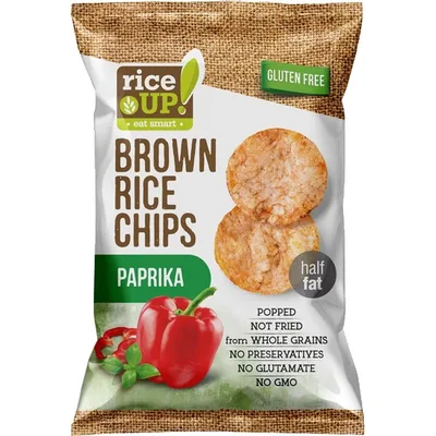 Čips Pirinčani Gluten Free Paprika Rice Up 60 g
