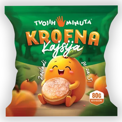 Krofna Sa Kajsija Punjenjem 80gs Pdm