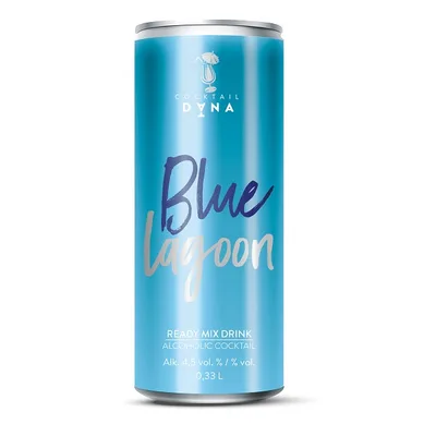 Koktel Dana Blue Lagoon 0.33 Staklo