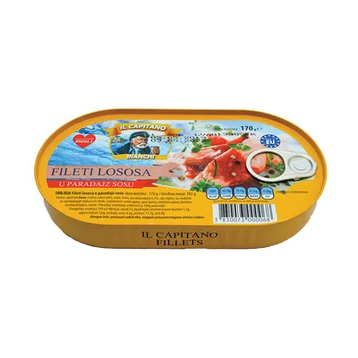 Losos Fileti U Sosu En.Senf Il Capi 170 g