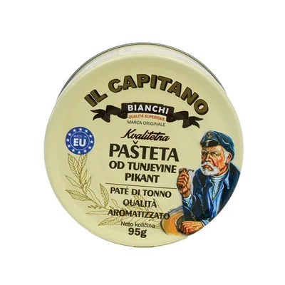 Pasteta Pikant Tuna Capitano Ducla Trading 95 g