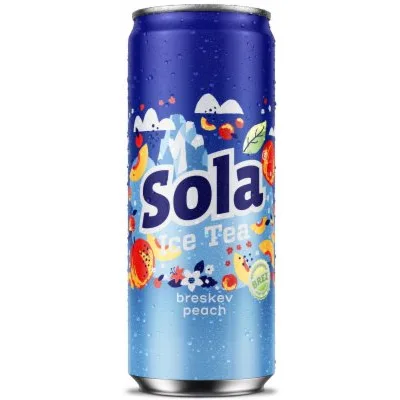 Sola Ledeni Čaj Breskva Limenka 330 ml