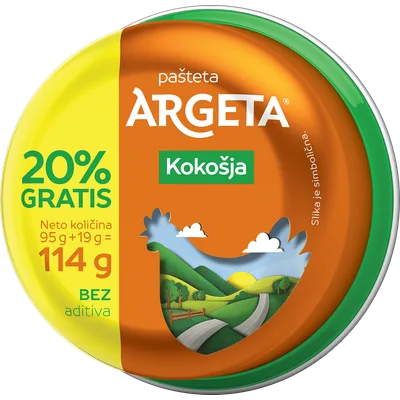 Argeta Pašteta Kokošija Š 95 g