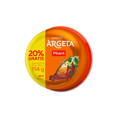 Argeta Pašteta Pikant 114 g