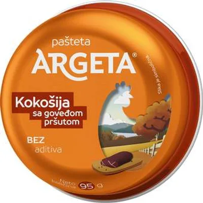 Argeta Pasteta Kokosija Sa Govedom Prsutom 95 g