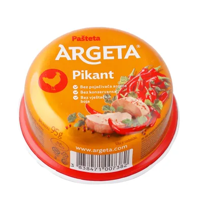 Argeta Pasteta Pikant 2 1 Gratis 95 g