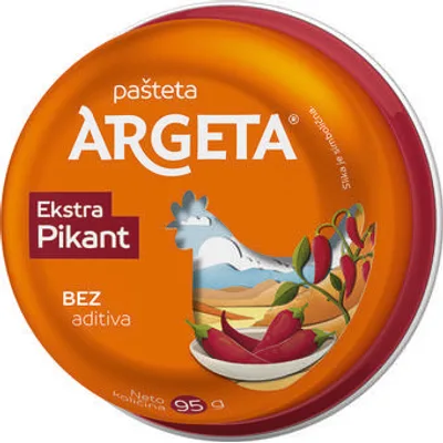 Argeta Pasteta Kokosija Extra Pikant 95 g