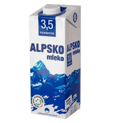Mleko Uht Alpsko 3.5% Sombol Sa Cepom 1 L