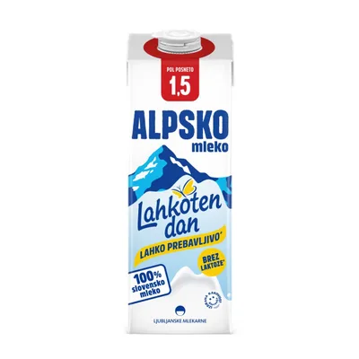 Mleko Uht Bez Laktoza Alpsko 1 L