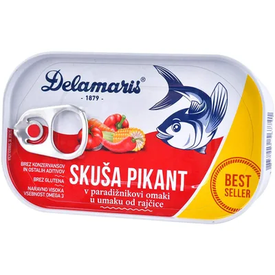 Fileti Skuše Delamaris Pikant 125 g