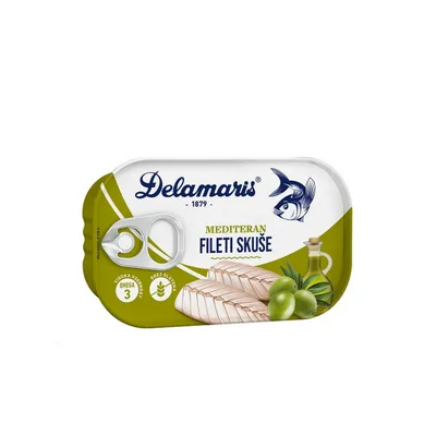 Skusa Fileti U Mediteranskom Ulju Delamaris 125 g