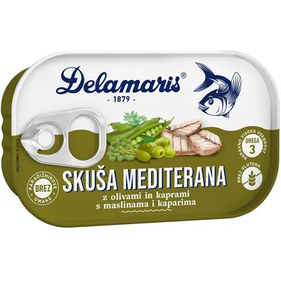 Skusa Delamaris Sa Povrcem Mediterana 125 g