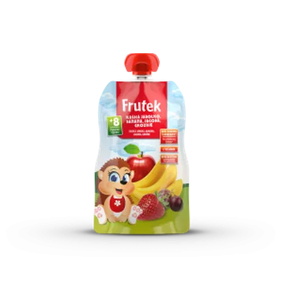 Kašica Frutek Jabuka,banana,jagoda Fructal 100 g