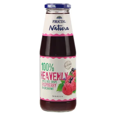 Sok Malina Natura Staklo Fructal 700 ml
