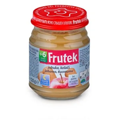 Kašica Frutek Piškota, Jabuka Fructal 120 g