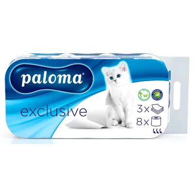 Toal.Papir Paloma Beli 3-Sl 150 L