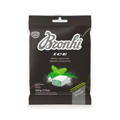 Bombone Karamel Bronhi Ice 100 g