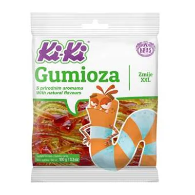 Bombone Gumene Ki-Ki Zmije Kraš 100 g