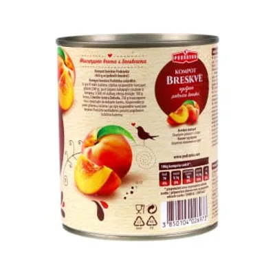 Podravka Kompot Od Breskve 820 g