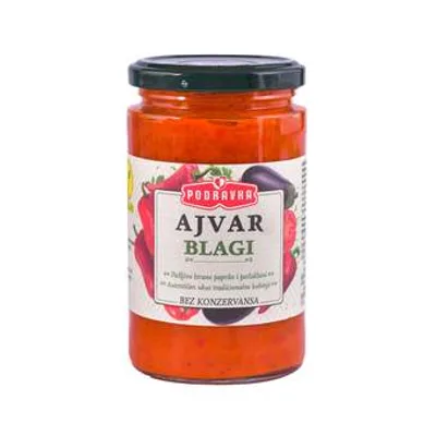 Podravka Kiselisi Ajvar Blagi 350 g