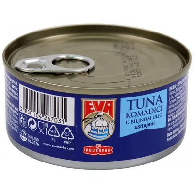 Podravka Tuna Komadići Eva 160 g