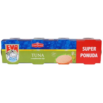 Tuna Komadi U Maslinovom Ulju Eva 320 g