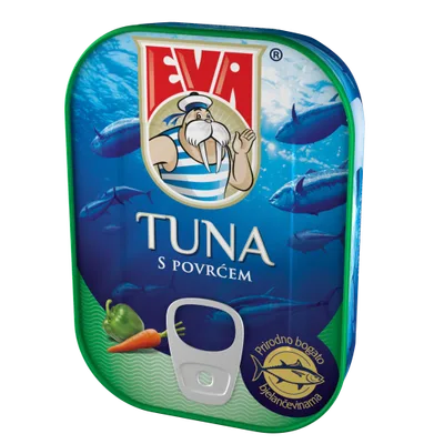 Tuna U Sopstvenom Soku Eva Pod 160 g
