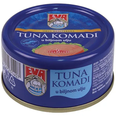 Tuna U Sopstvenom Soku Eva Podr 80 g