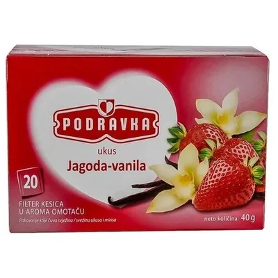 Podravka Čaj Jagoda-Vanila 40 g