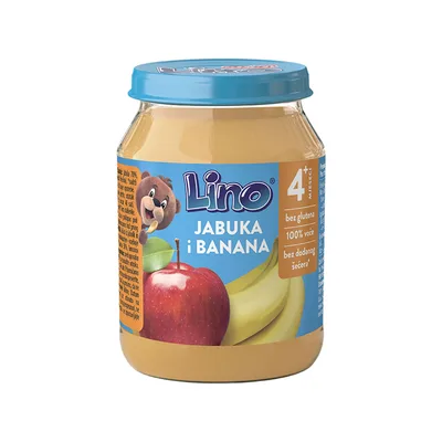 Kasica Jabuka/Banana Lino 190 g