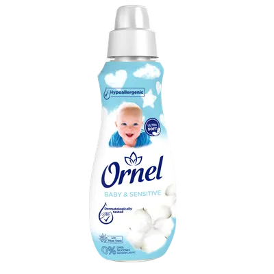 Omekšivač Ornel Baby&sensitive Aloe Saponia 800 ml