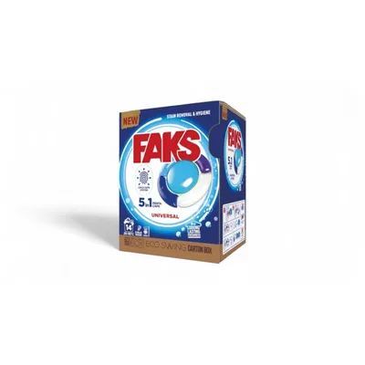 Deterdžent Faks Kapsule Universal Saponia 14 kom