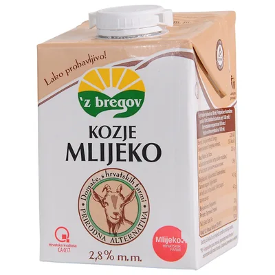 Mleko Uht 2.8% Kozje Tb Z Br 500 ml